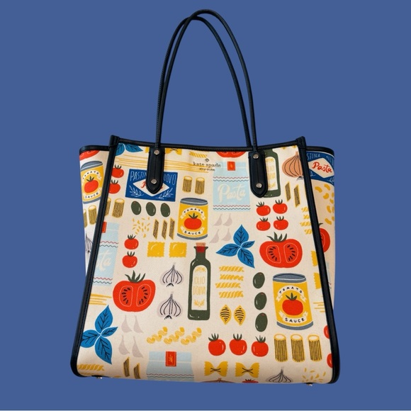 Kate Spade Pasta Tote Bag - Picture 1 of 3